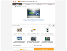 Tablet Screenshot of electric-valveactuator.com